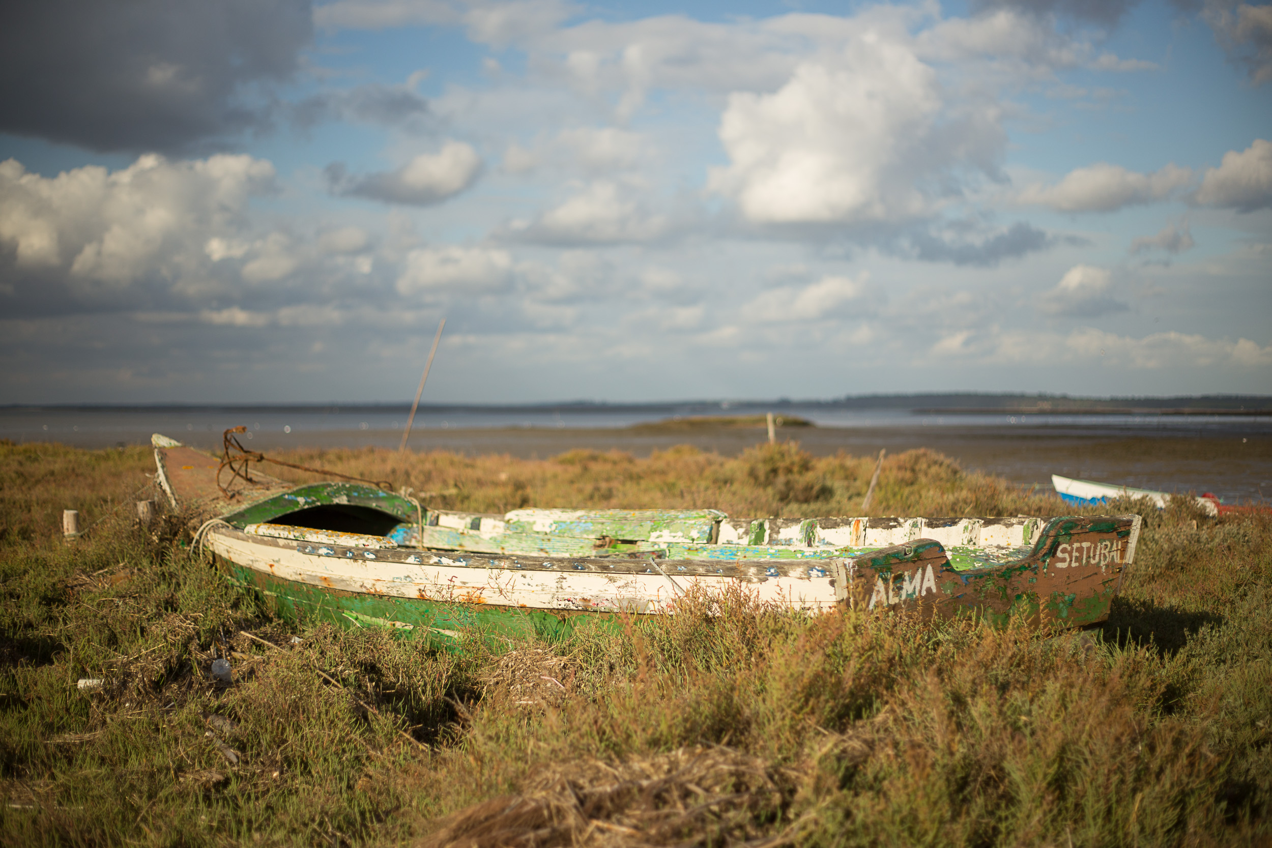 Cais Palafítico de Carrasqueira dans la lumière chaude
