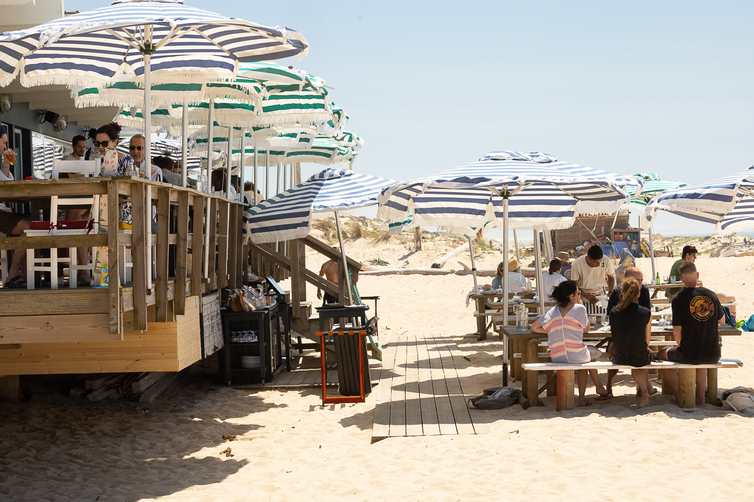 Entspanntes Strandrestaurant Cafe Sal